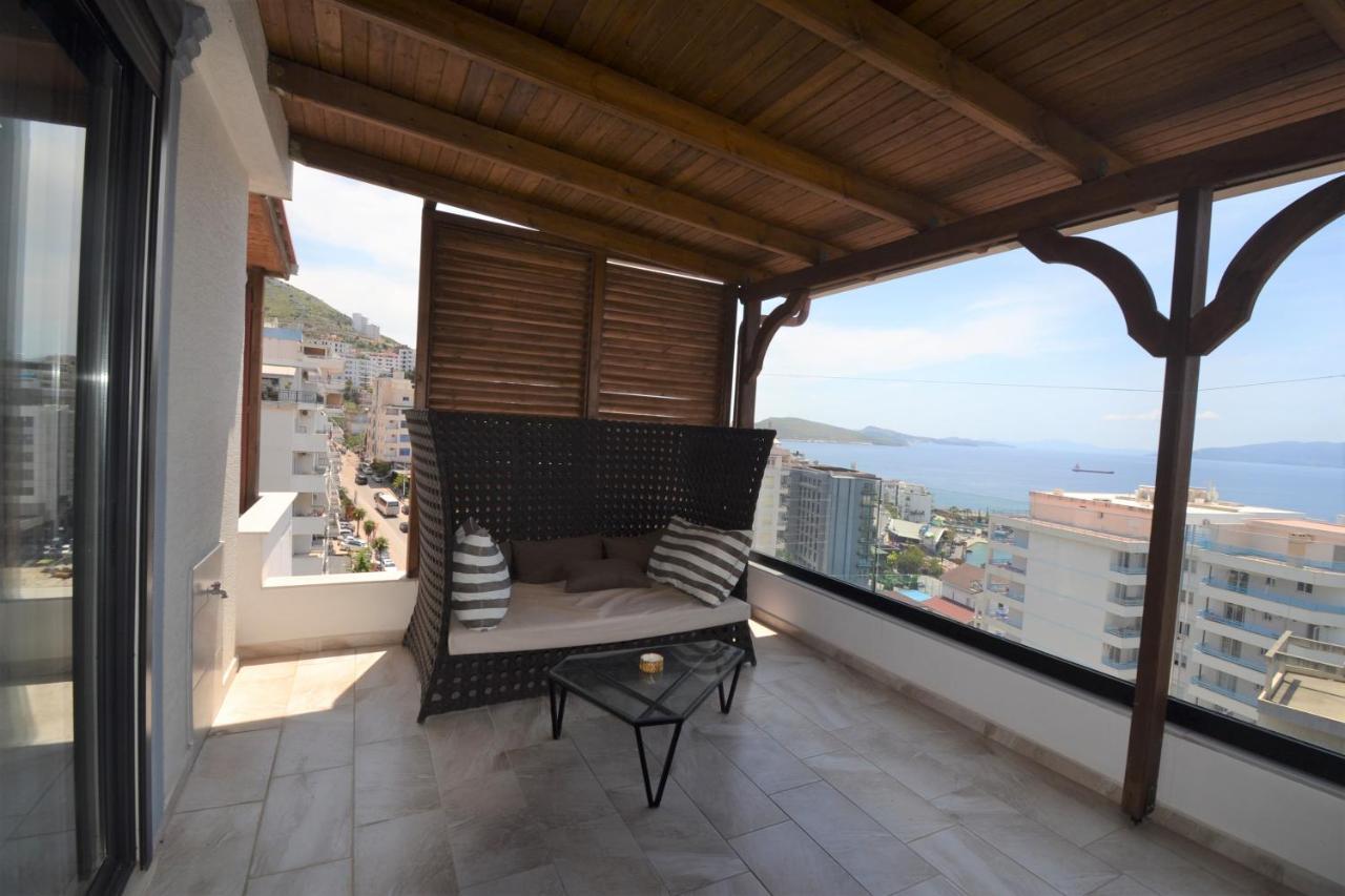 Apartmán Luxury Penthouse B&E Sarandë Exteriér fotografie