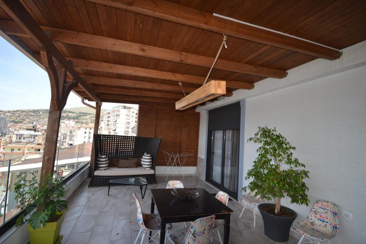Apartmán Luxury Penthouse B&E Sarandë Exteriér fotografie